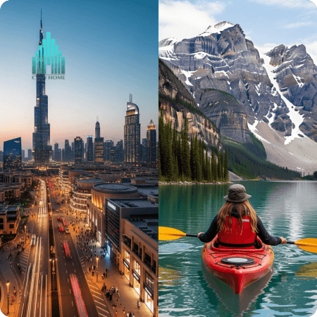 دبی بهتر است یا کانادا