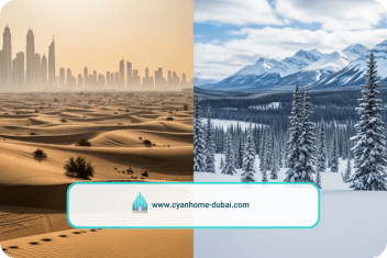 مقایسه موقعیت جغرافیایی و آب و هوا