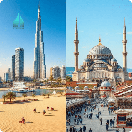 نگاهی اجمالی به مزایا و معایب دبی و استانبول​