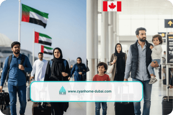 مهاجرت و اقامت دبی در برابر کانادا